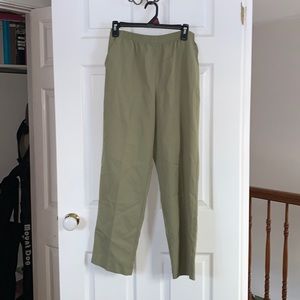 Vintage sage green dress pants